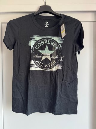 Camiseta Converse Negra Talla M
