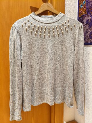 Camiseta Springfield con perlas