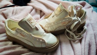 Zapatillas Puma Basket Beige