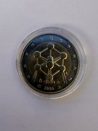 Moneda 2€ Conmemorativa Bélgica 2006