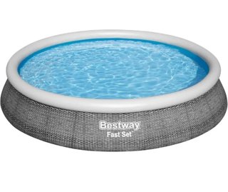 BESTWAY 57376 Piscina Desmontable Fast Set Rattan