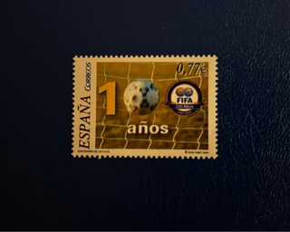 Sello España Centenario FIFA 2004