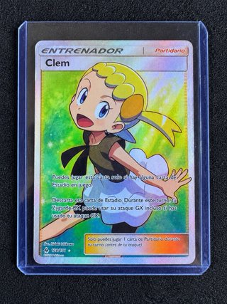 Carta Pokémon Clem 128/131 Full Art Ultra Rara