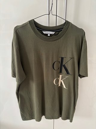 Camiseta Calvin Klein Verde Talla M