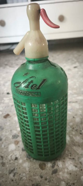 Sifón Vintage Verde Stel Carbonica