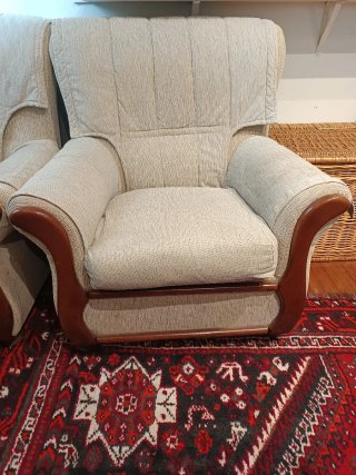 Pack 2 Sillones Clásicos Tapizados