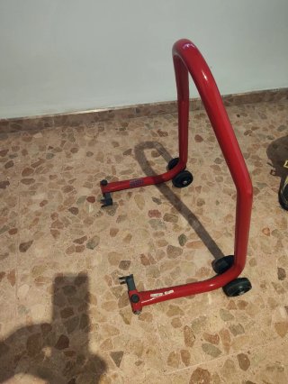 Caballete para Moto Rojo