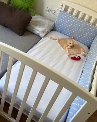 Cuna de madera convertible para colecho