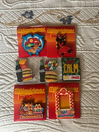 Set de 7 Imanes Mitiquísimos McDonald's