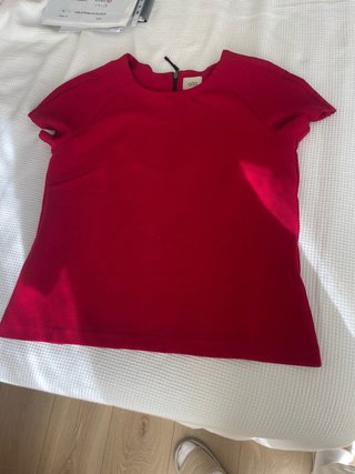 Blusa de vestir roja Aita