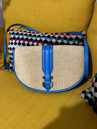 Bolso Tous beige y azul