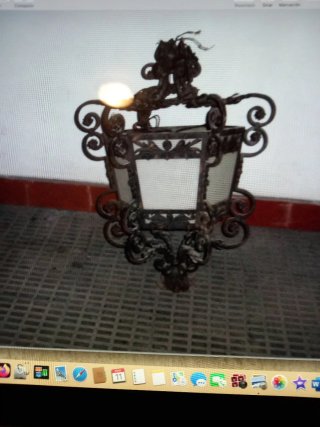 Lámpara Farol de Metal