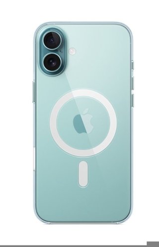 Funda transparente con MagSafe para el iPhone 16 Plus
