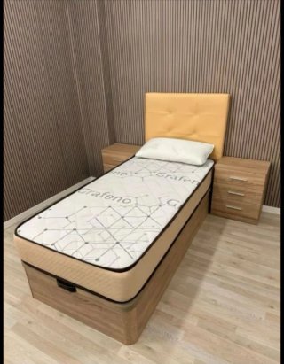 Canapé y colchón de 90x190 en oferta