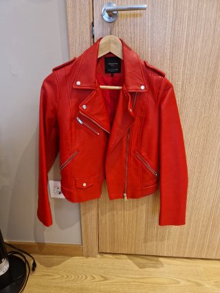 Chaqueta Biker Roja Zara