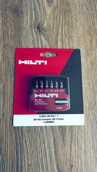 Juego de Puntas Hilti S-BSC UNI 25/1 T