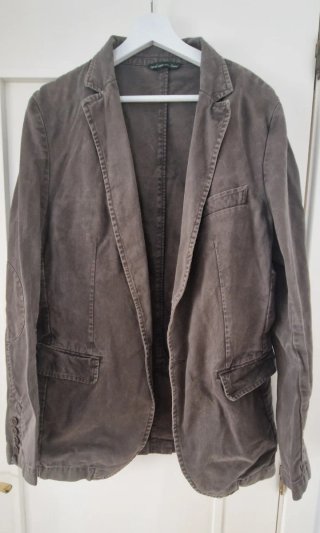 Chaqueta Zara Gris/Marrón