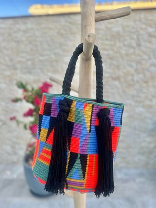 Bolso Wayuu Artesanal Caribe