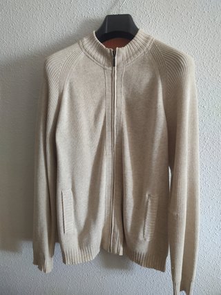 Cárdigan Manga Chaqueta Cuello De Cremallera