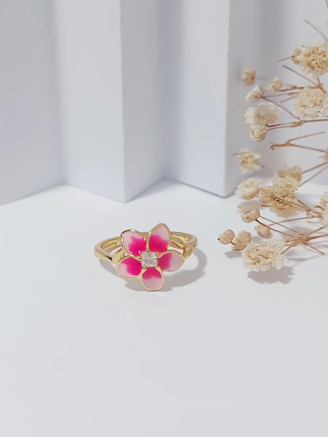 Anillo Pandora Flor Talla 54