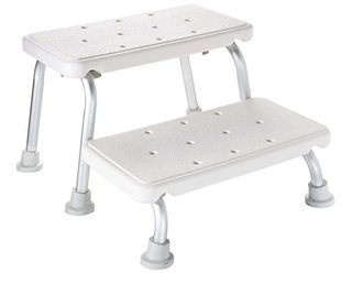 Taburete 2 escalones Rider blanco