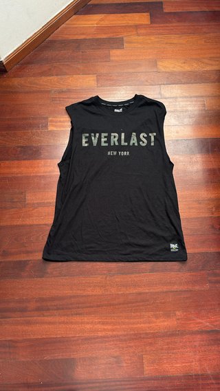 Camiseta de tirantes Everlast negra