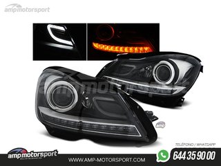 FAROS DELANTEROS LUZ DIURNA LED PARA MERCEDES CLASE C W204