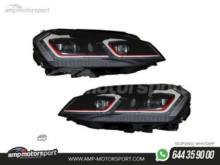 FAROS DELANTEROS LUZ DIURNA LED PARA VOLKSWAGEN GOLF 7 2012-2017
