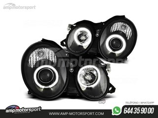 FAROS DELANTEROS OJOS DE ANGEL CCFL PARA MERCEDES CLASE CLK W208