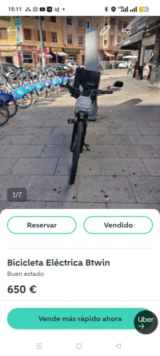 Bicicleta Eléctrica B'Twin