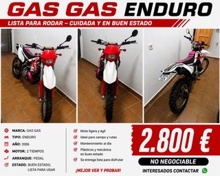 Moto Enduro Gas Gas