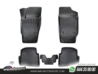 ALFOMBRILLAS DE GOMA RIZLINE PARA VOLKSWAGEN POLO 6R / 6C 2009-2017