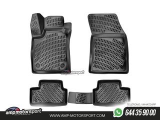 ALFOMBRILLAS DE GOMA RIZLINE PARA RENAULT MEGANE 2016--
