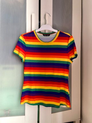 Camiseta Shein Multicolor Talla M