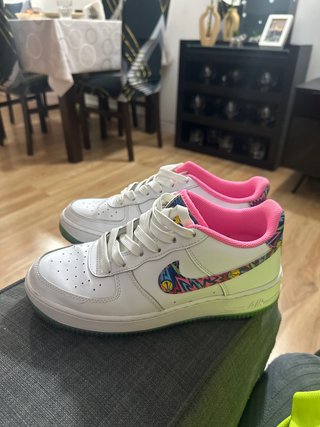 Air force 1 Nike Blancas y Rosas