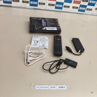 LEYF: receptor satélite DVB-S2 Full HD oculto tras el TV
