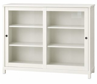 Vitrina IKEA Blanca con Puertas Correderas