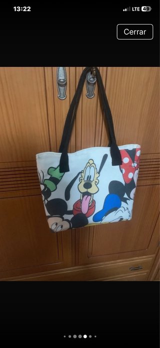 Bolso de Hombro Estampado Disney