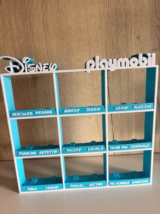 Expositor para figuras Disney y Playmobil