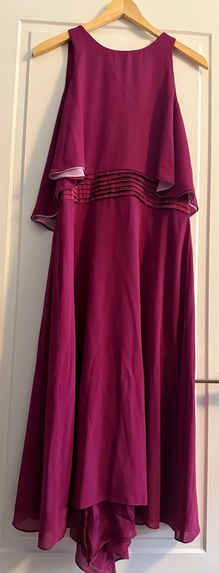 Vestido elegante fucsia