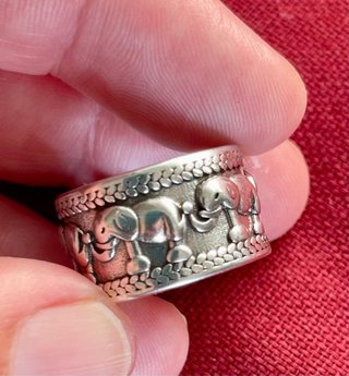 Anillo de plata 925 ajustable