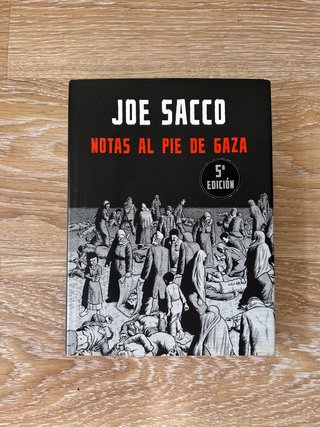 Comic Notas al pie de gaza - Joe Sacco tapa dura