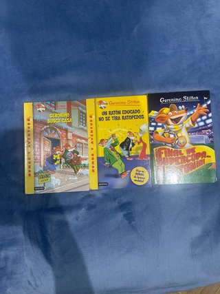 3 Libros Geronimo Stilton
