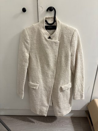 Chaqueta de traje blanca Zara