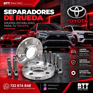 SEPARADORES DE RUEDA TOYOTA