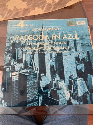 Vinilo Gershwin - Rapsodia en azul (Decca)