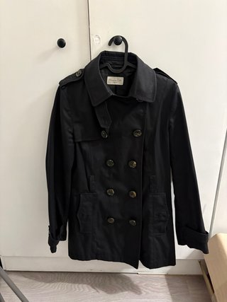 Parka Negra Massimo Dutti