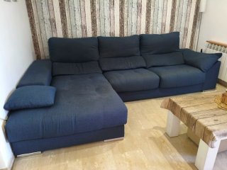 Sofá Chaise Longue Azul