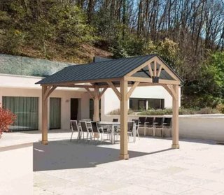 Gardiun Cenador de madera Fénix 12 m2