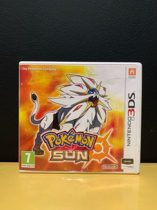 3DS Pokémon Sun (solo caratula)